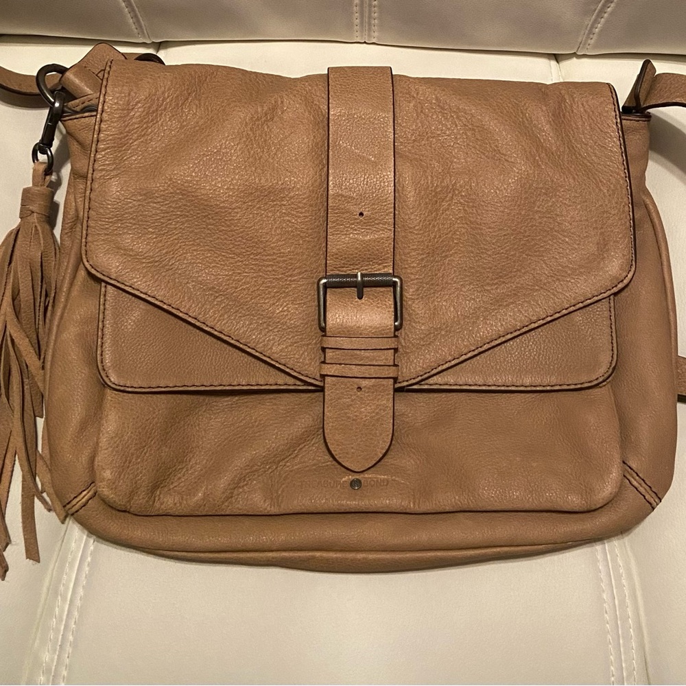 Treasure & Bond Crossbody Beige Leather